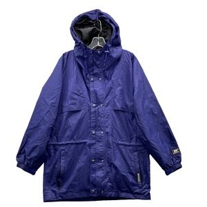Helly Hansen Rain Jacket Womens Small Blue Packable Windbreaker Outdoor Gorpcore